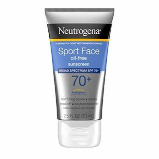 Sport Face Oil-Free Sweatproof & Tabir Surya Tahan Air, SPF 70