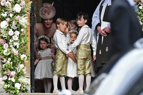 Kate Middleton Shushing Kids At Pippa Middleton's Wedding
