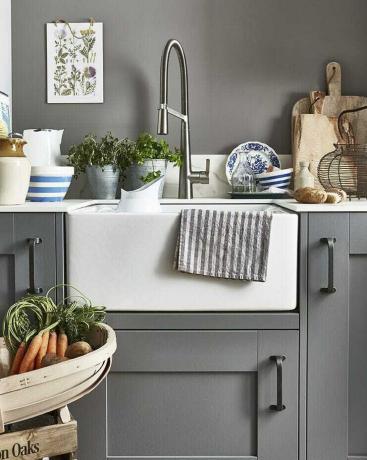 Dapur Pewter Whitstable Hidup Pedesaan