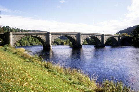 Sungai Dunkels ke Perthshire, istirahat pedesaan