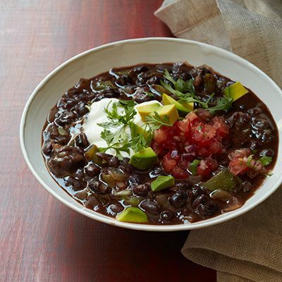 tex mex sup kacang hitam