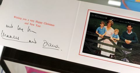 Kartu Natal Pangeran Charles dan Putri Diana