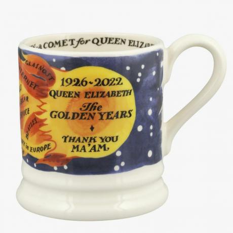 Mug 12 Pint Tahun Emas Ratu Elizabeth II