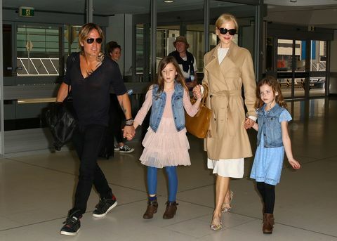 keith urban, kidole yang lebih baik, anak-anak, anak perempuan, minggu mawar, margaret iman