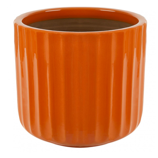 Penanam besar oranye keramik 35 x 30