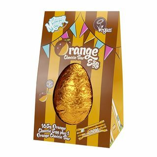 Telur Paskah Choccie Oranye Vegan dengan Choccie Orange Bar 165g