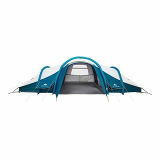 Decathlon Quechua Air Seconds 8.4 XL Tenda Perkemahan Keluarga Segar & Hitam