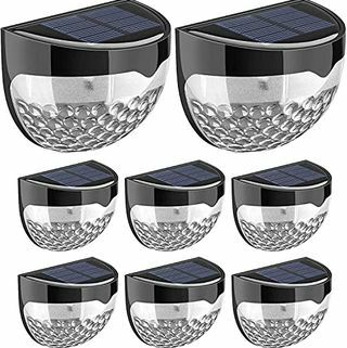 8 Pak Lampu Taman Pagar Surya LED 