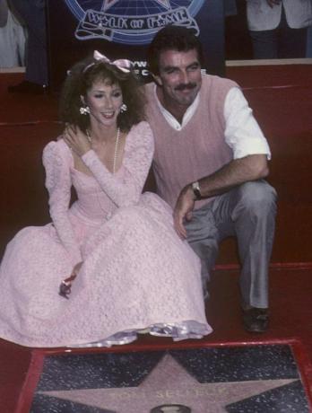 Tom Selleck dan Jillie Mack 1986 Hollywood Boulevard