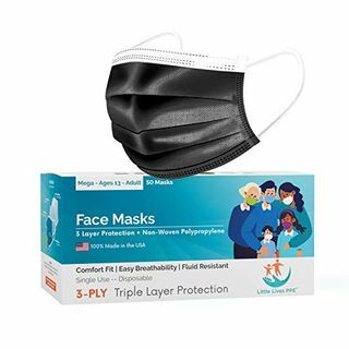 Masker Sekali Pakai 3-Lapisan (50 Pack)