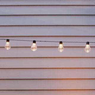 20 LED Solar Powered Retro Bohlam String Lampu Taman Outdoor Hanging Fairy Patio & Taman Pernikahan Lampu Dekorasi Natal
