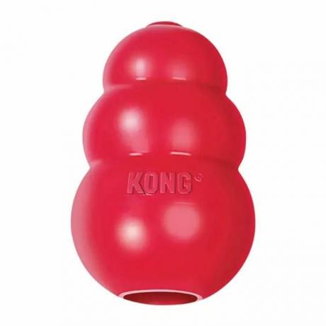 Mainan Anjing KONG dalam Warna Merah Klasik