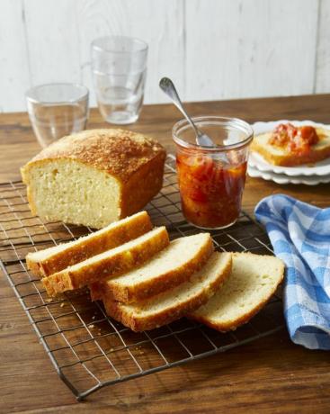 roti cepat parmesan dan bawang putih