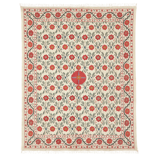 Karpet Shalba Vermilion Merah