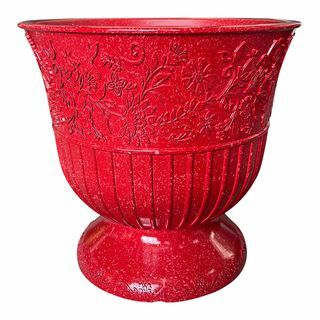 Perintis Wanita Mazie Red Resin Planter