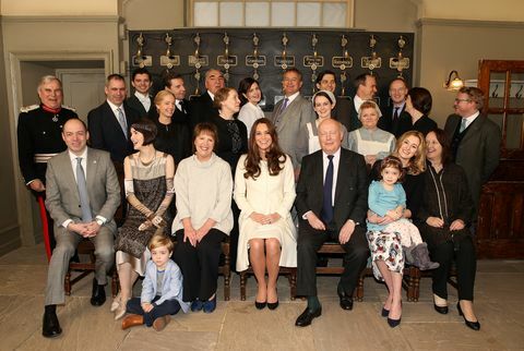 The Duchess Of Cambridge Mengunjungi Set Of Downton Abbey Di Ealing Studios