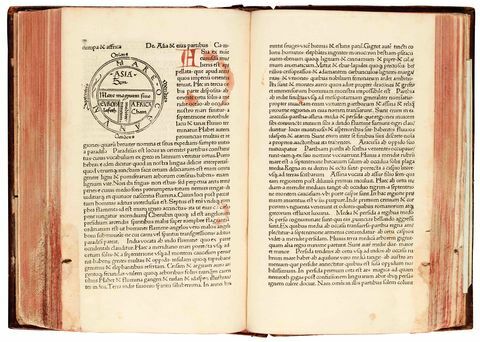 Lot 214 - peta dunia pertama di Etymologiae - Sotheby