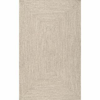 Lefebvre Braided Tan Indoor / Outdoor Area Rug