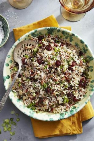 resep pilaf nasi liar dan sari cranberry