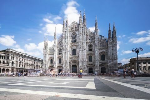Duomo Milan Italia landmark paling terkenal di dunia