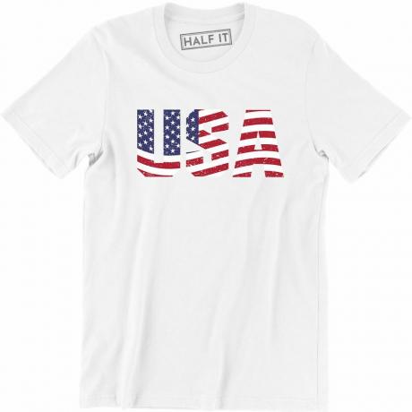 Kaos Bendera USA