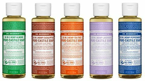 Set Sampler Castile Soap milik Dr. Bronner