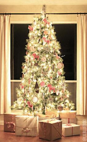 pohon natal gaya skandinavia