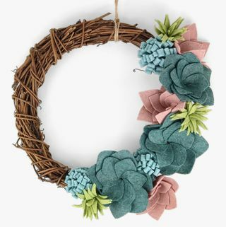 The Crafty Kit Perusahaan Succulent Felt Wreath Craft Kit