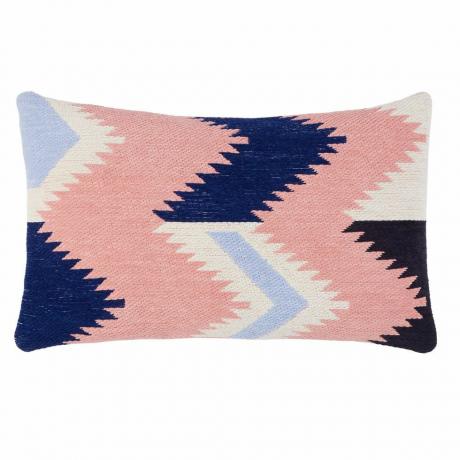 Bantal Lumbar Chenille Katun Aztec 