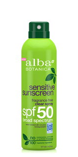 Alba Botanica Suncare Fragrance Free Clear Semprot SPF50 177ml