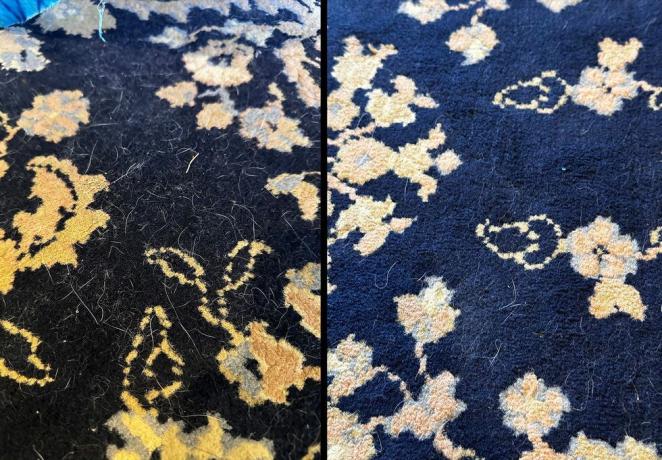 karpet sebelum dan sesudah