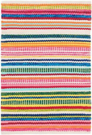 Bright Stripe Indoor Karpet Luar Ruangan