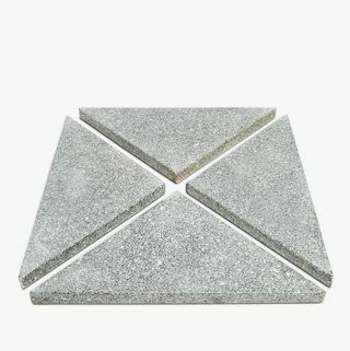 Dasar payung: Granit Slabs Parasol Base Weights, 60kg, Pack of 4, Grey