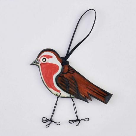 Dekorasi Keramik Gantung Robin