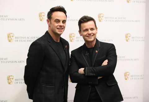 london, england 05 november anthony mcpartlin dan declan donnelly menghadiri ant and decs dna journey bafta tv preview di barbican center pada 05 november 2019 di london, england foto oleh mike marslandwireimage