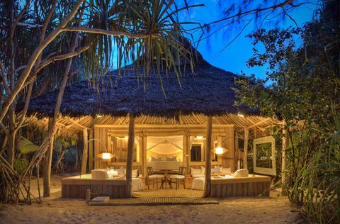 Properti andBeyond di Pulau Mnemba, Zanzibar