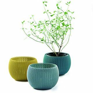 Merajut Cozies Indoor / Outdoor Garden Plant Pots, set 3