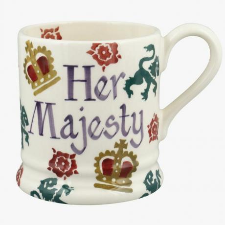 Mug 12 Pint Ratu Elizabeth II yang Dipersonalisasi