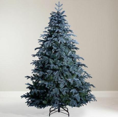 John Lewis & Rekan St. Petersburg Unlit Christmas Tree, Blue, 7ft