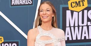 leann rimes celana olahraga yang bagus leann rimes di karpet merah penghargaan musik country