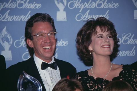 aktor dan komedian amerika tim allen dan aktris amerika patricia richardson menghadiri penghargaan pilihan masyarakat tahunan ke-19, yang diadakan di universal studios hollywood di universal city, california, 17 maret 1993 foto oleh vinnie zuffantemichael ochs archivesgetty gambar-gambar