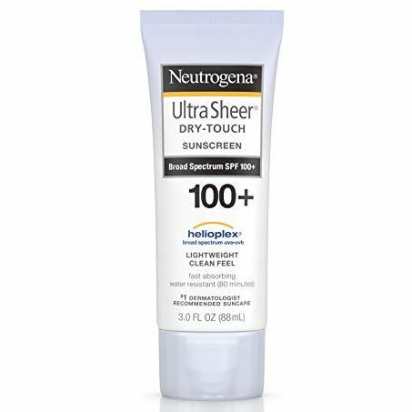 Neutrogena Ultra Sheer Spektrum Luas Sentuhan Kering SPF 100+