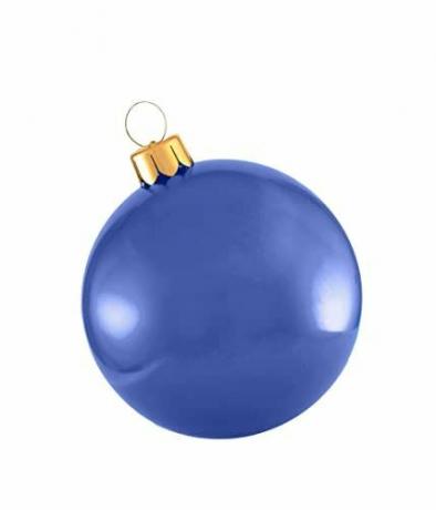 Ornamen Biru Tua Holiball 18