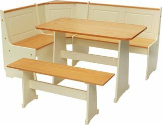 Haversham Solid Pine Corner Dining Set & Bench