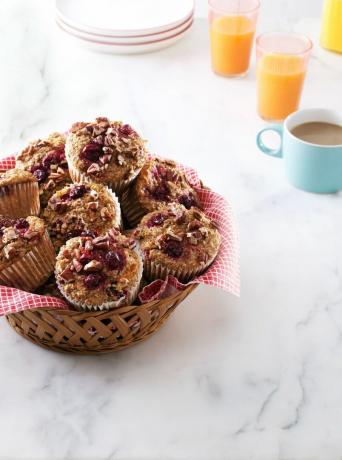 cranberry wortel dan muffin pecan