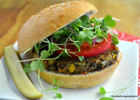 burger vegetarian terbaik