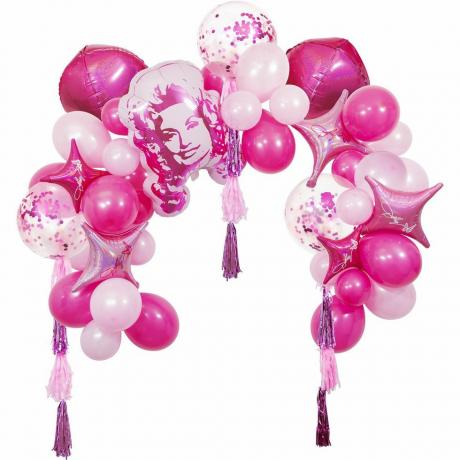 Lengkungan Balon Pesta Dolly Parton Pink