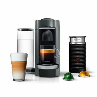 Nespresso Vertuo Plus Pembuat Kopi dan Espresso dengan Frother