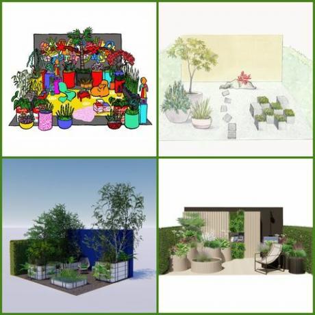 rhs chelsea flower show 2021 taman kontainer