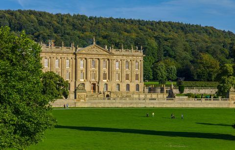 Chatsworth House - pengaturan Jane Austen - Pride and Prejudice 2005